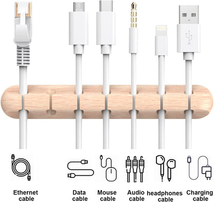 Cable Holder Clips, 3-Pack Cable Management Cord Organizer Clips Silicone Self Adhesive for Desktop USB Charging Cable Nightstand Power Cord Mouse Cable Wire PC Office Home