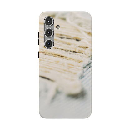 Impact-Resistant Phone Case – Woven Warmth