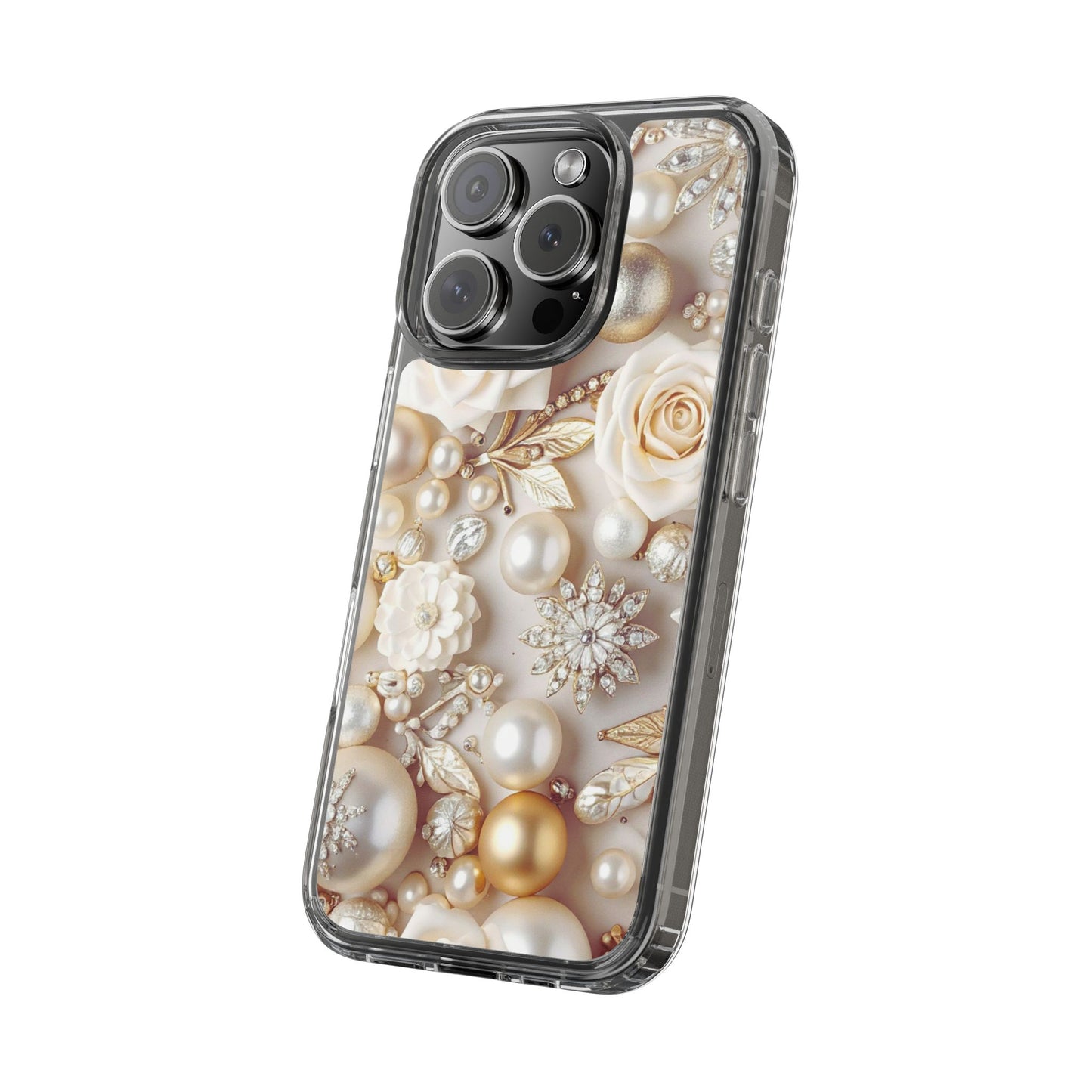 Clear Phone Case – Ivory Opulence