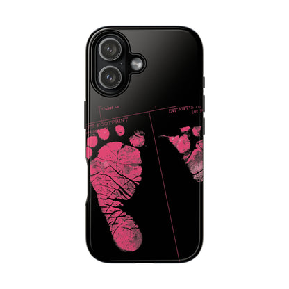Protective Phone Case – Mom’s Little Pink Footprints