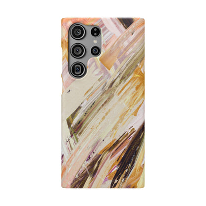 Snap Phone Case – Brush & Bronze