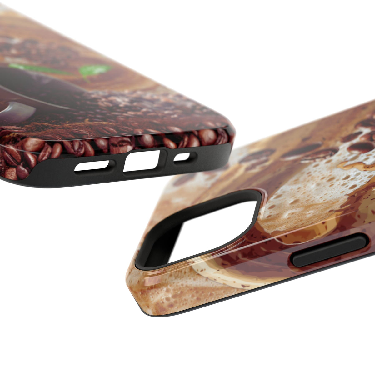 Impact-Resistant Phone Case – Love at First Sip – Compatible with iPhone 11–17 & Samsung Galaxy S22–S26 Series