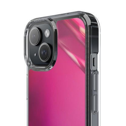 Clear Phone Case – Magenta Motion