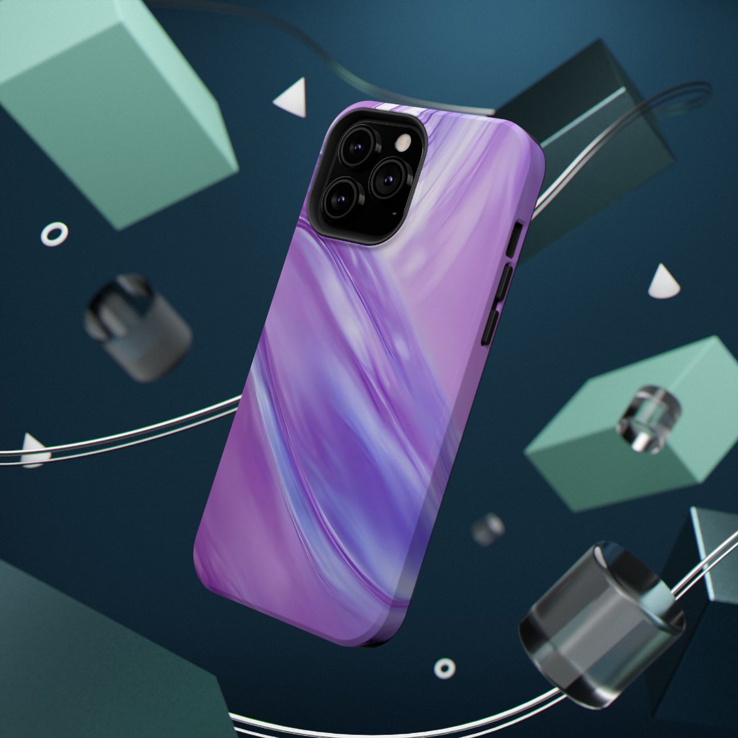 Impact-Resistant Phone Case – Lavender Wave