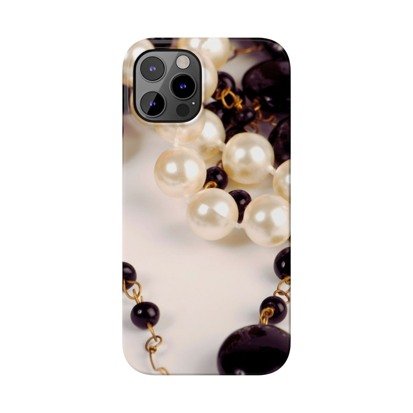 Slim Phone Case – Noir Pearl