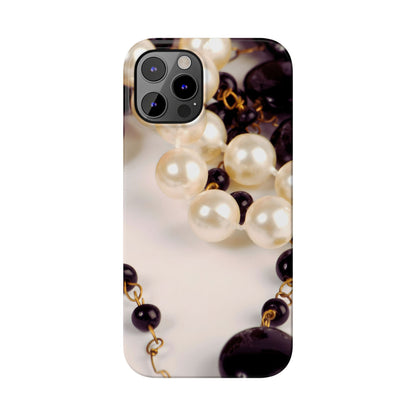 Slim Phone Case – Noir Pearl