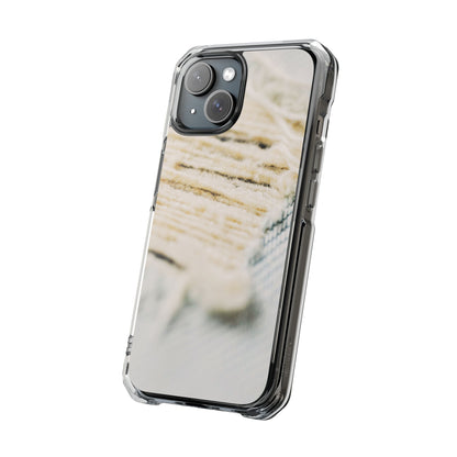 Clear Magnetic Phone Case – Woven Warmth