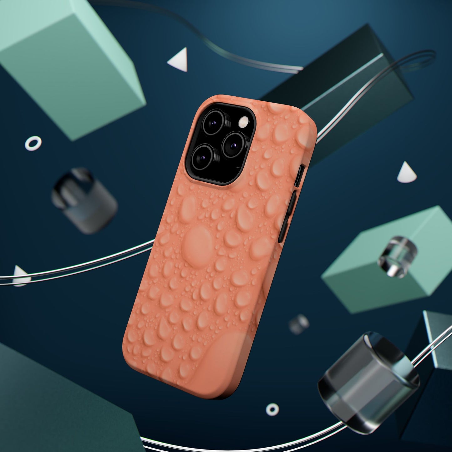 Wireless-Compatible Charging Case – Apricot Rain