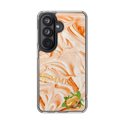 Clear Phone Case – Peach Sorbet
