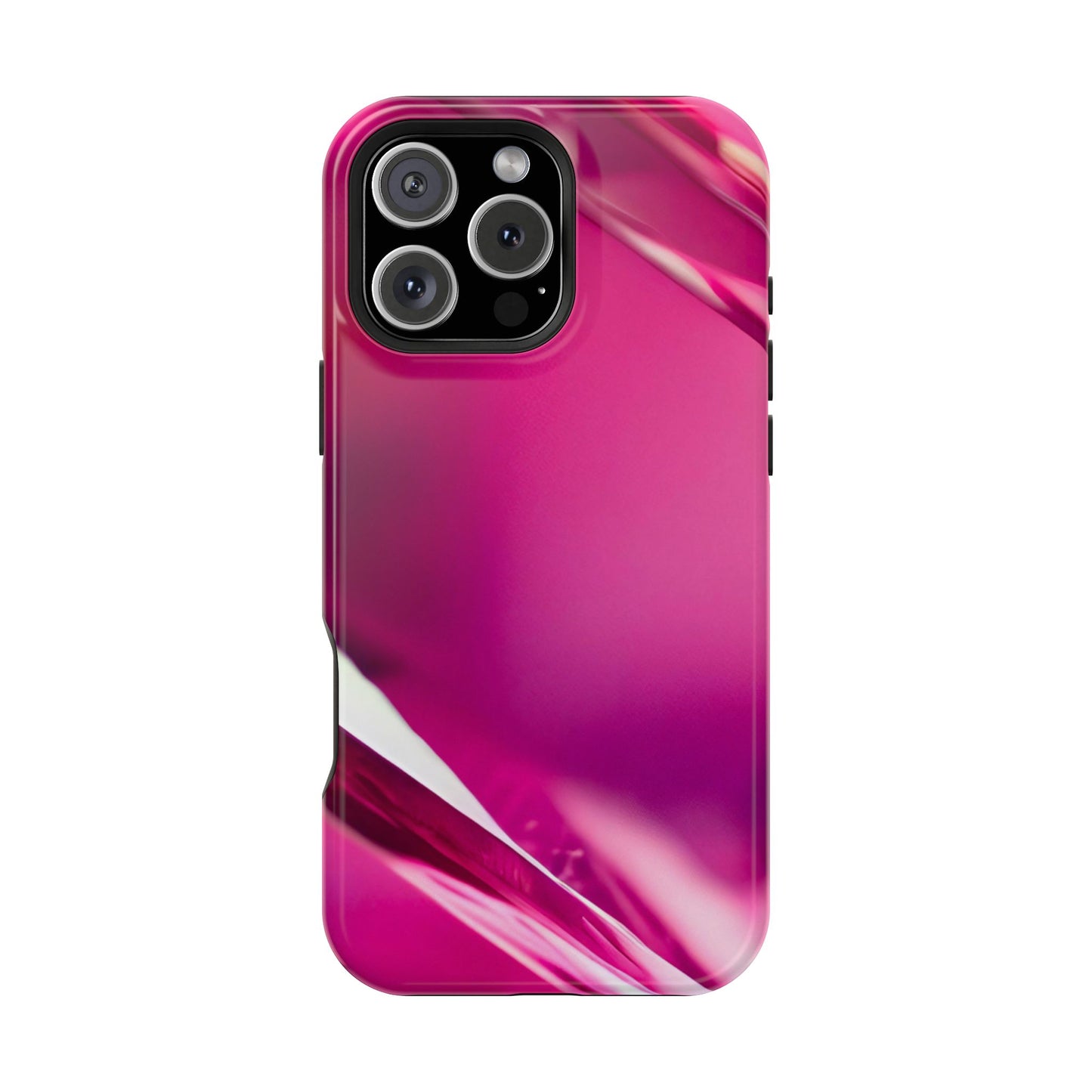Impact-Resistant Phone Case – Magenta Motion