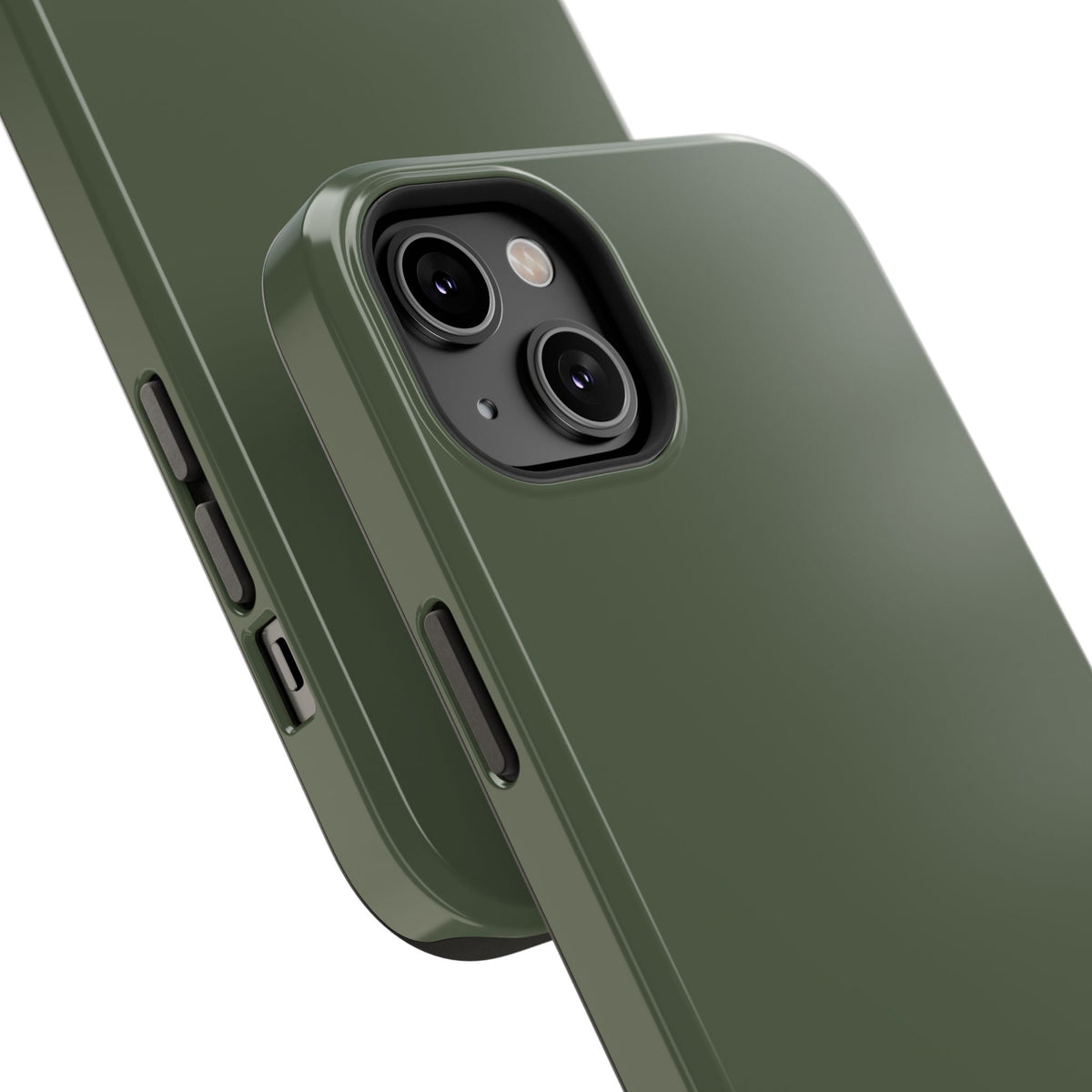Impact-Resistant Phone Case — Military Green Protective Shockproof Cover