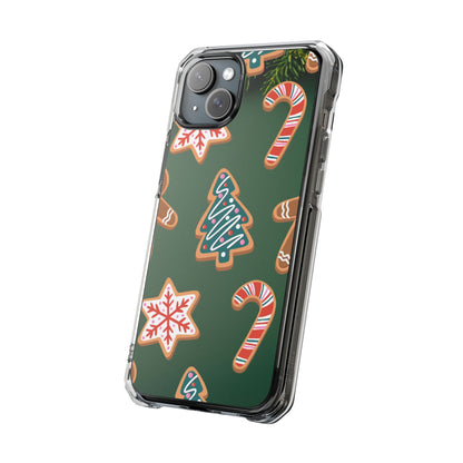 Clear Magnetic Phone Case – Cookie Season – Compatible with iPhone 14–17 Series