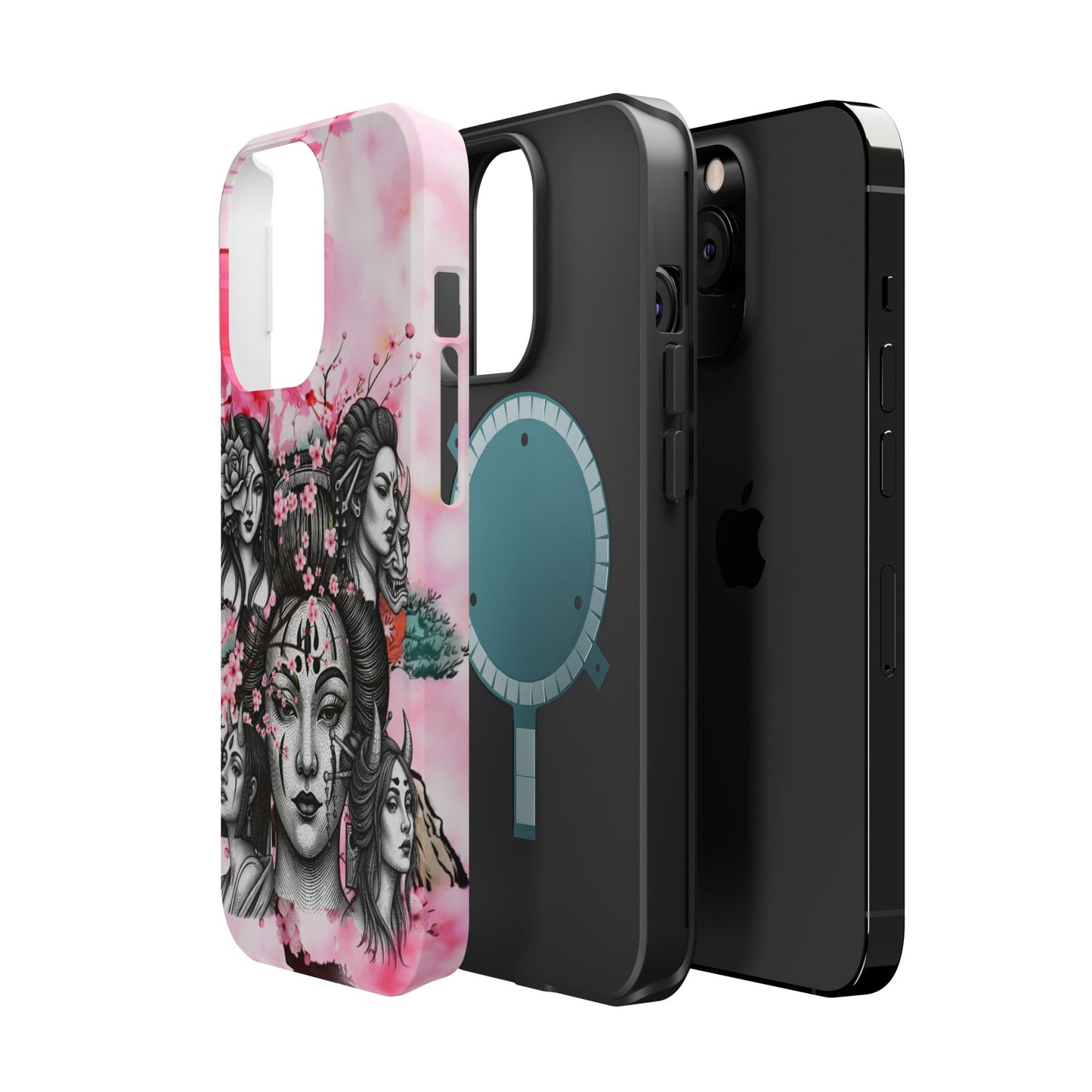 Wireless-Charging Compatible Case – Blossom & Thorn