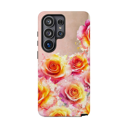 Protective Phone Case – Sunset Roses