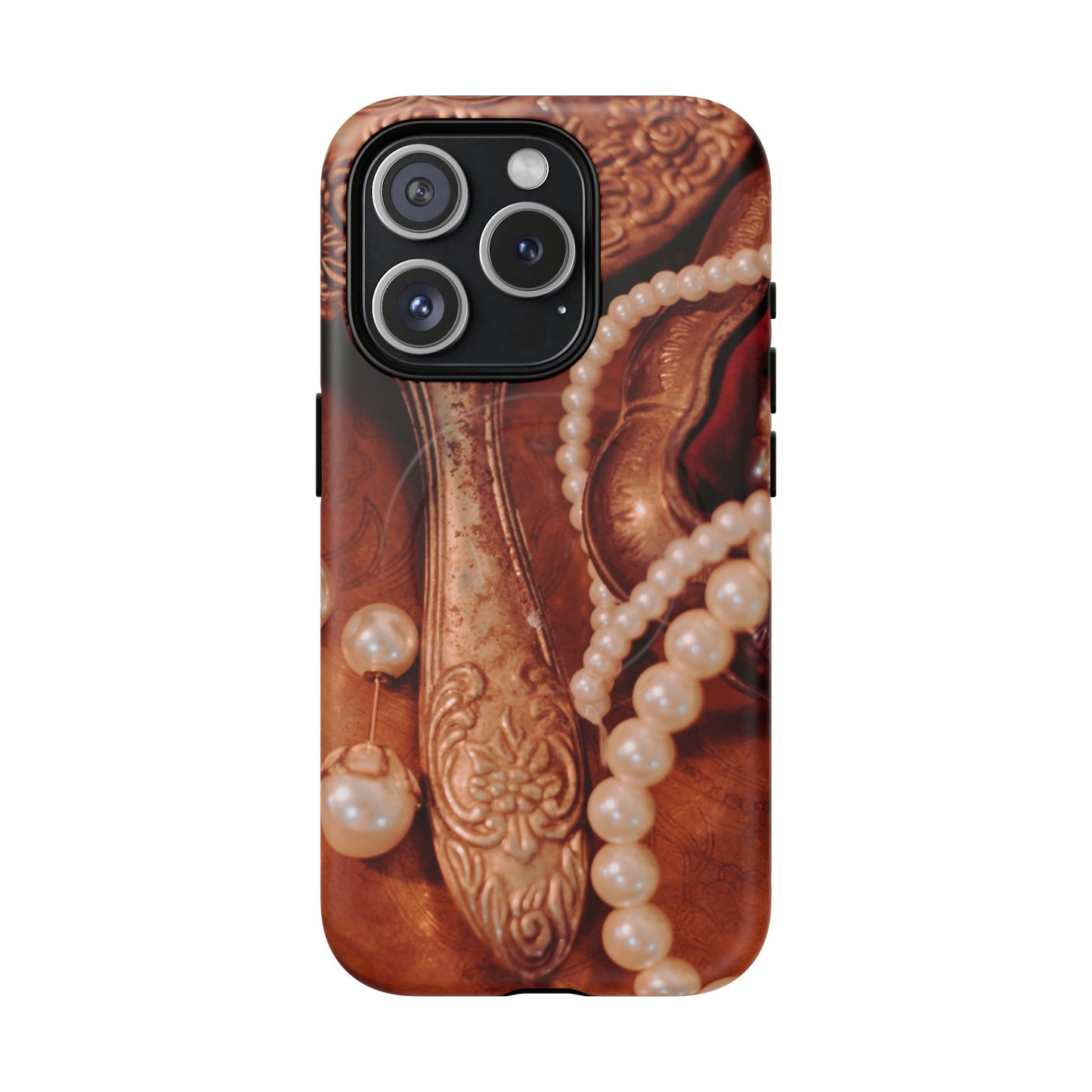 Protective Magnetic Phone Case – Bronze Vanity