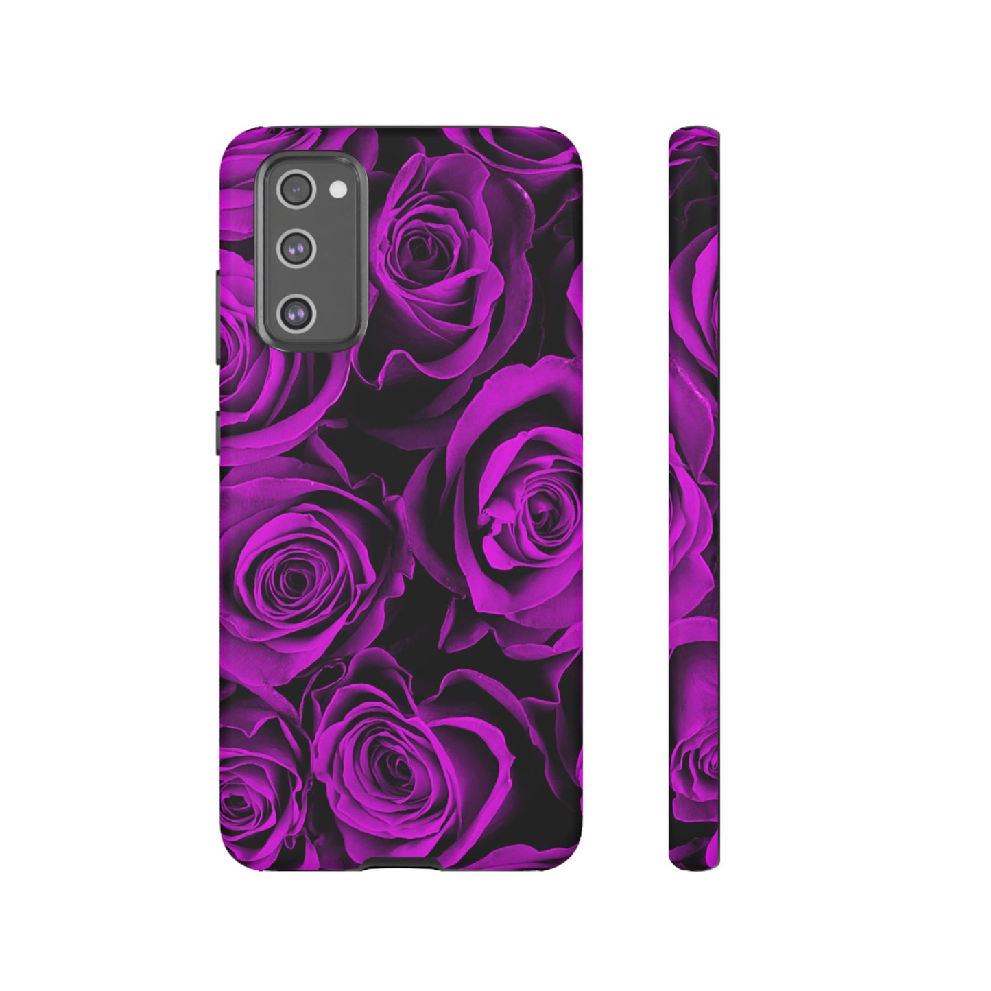 Protective Phone Case – Amethyst Roses