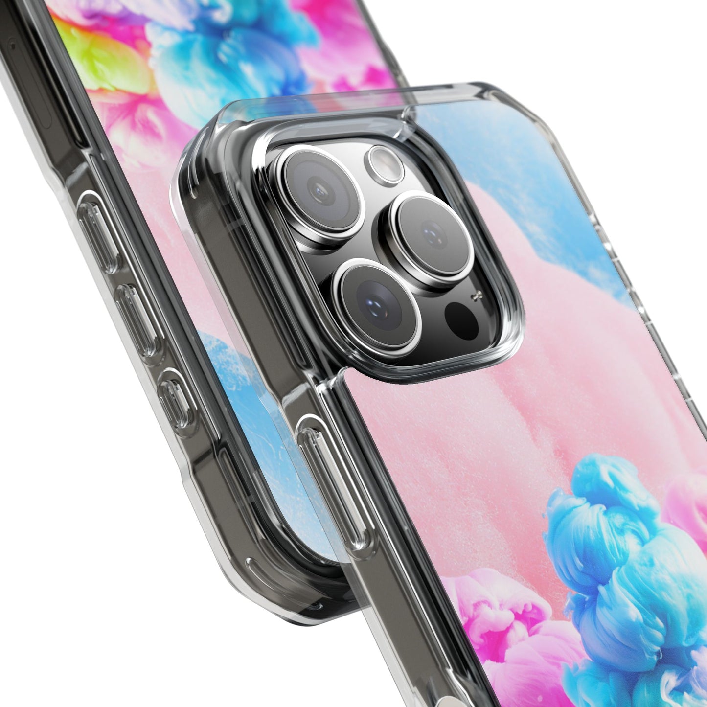 Clear Magnetic Phone Case – Cotton Candy Dream