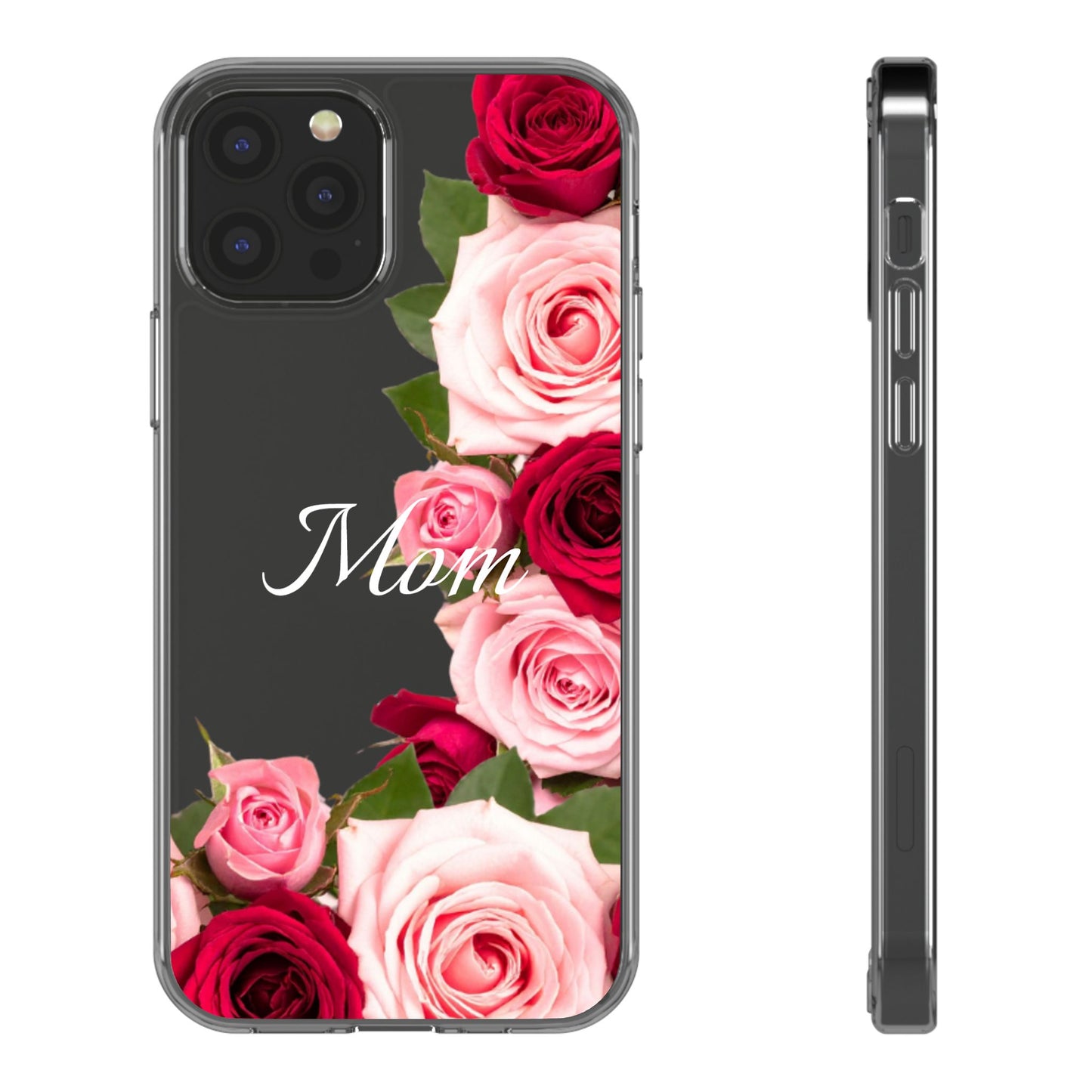 Clear Phone Case – Mom’s Rose Bouquet