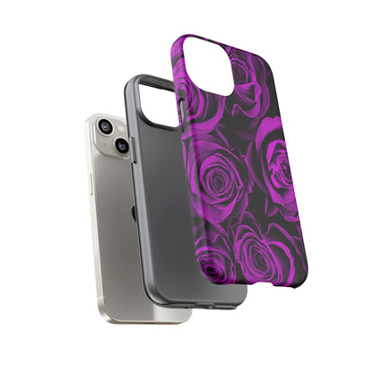 Protective Phone Case – Amethyst Roses