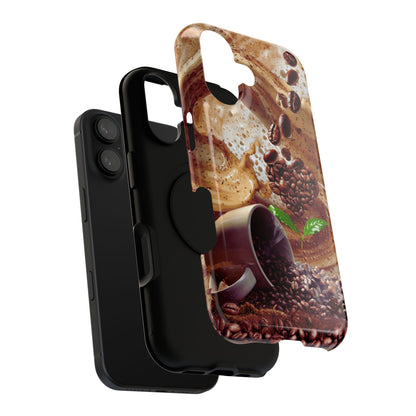Impact-Resistant Phone Case – Love at First Sip – Compatible with iPhone 11–17 & Samsung Galaxy S22–S26 Series