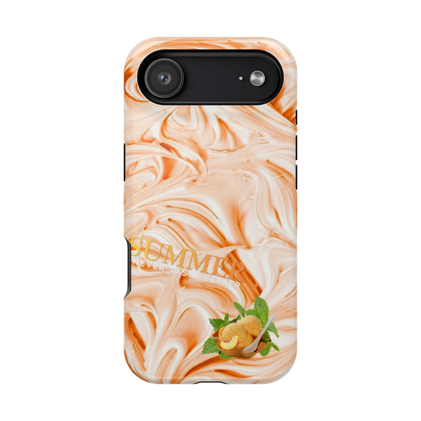 Wireless-Charging Compatible Case – Peach Sorbet