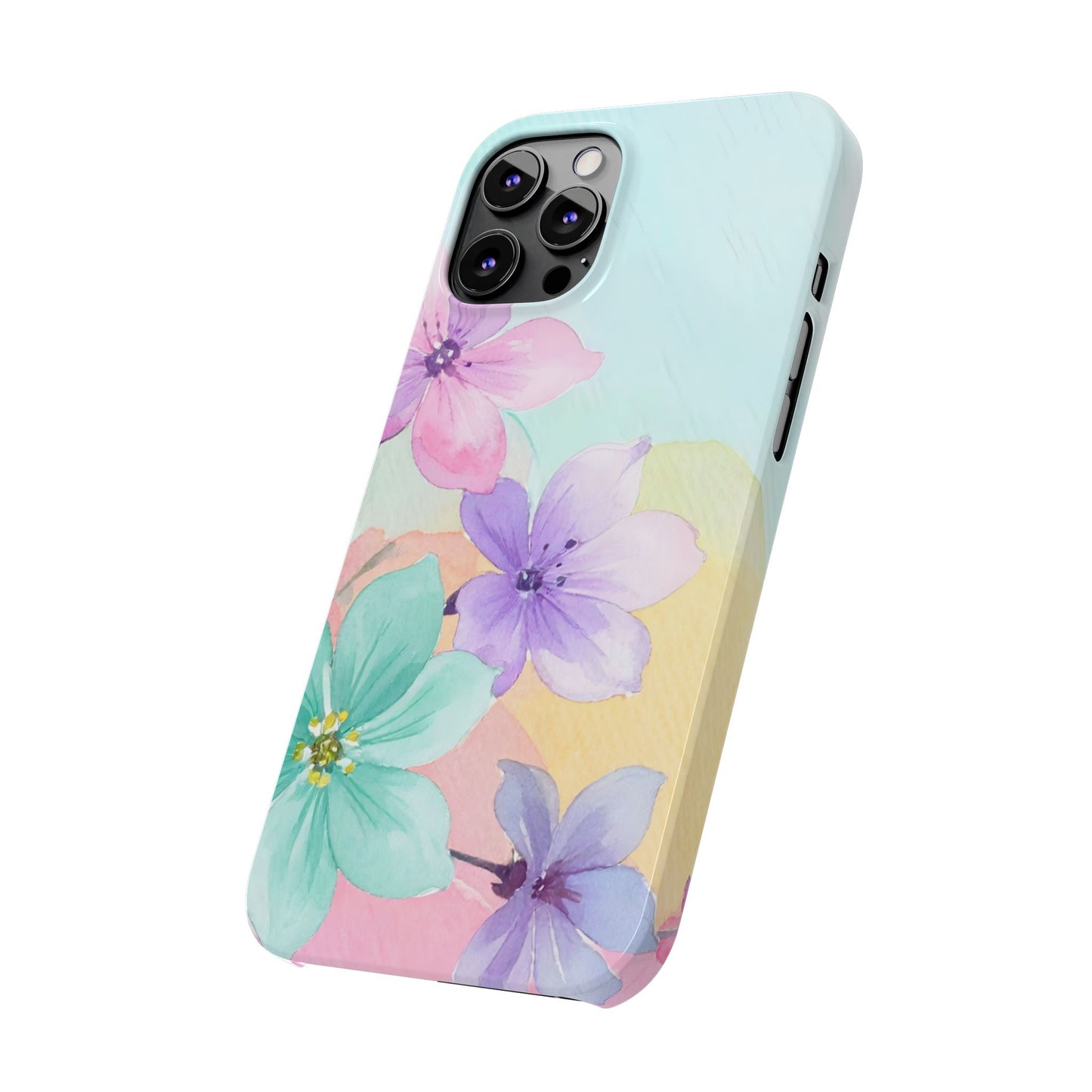 Slim Phone Case – Water Petal
