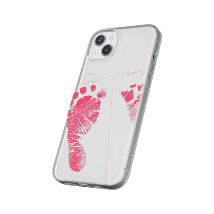 Flexi Case – Mom’s Little Pink Footprints