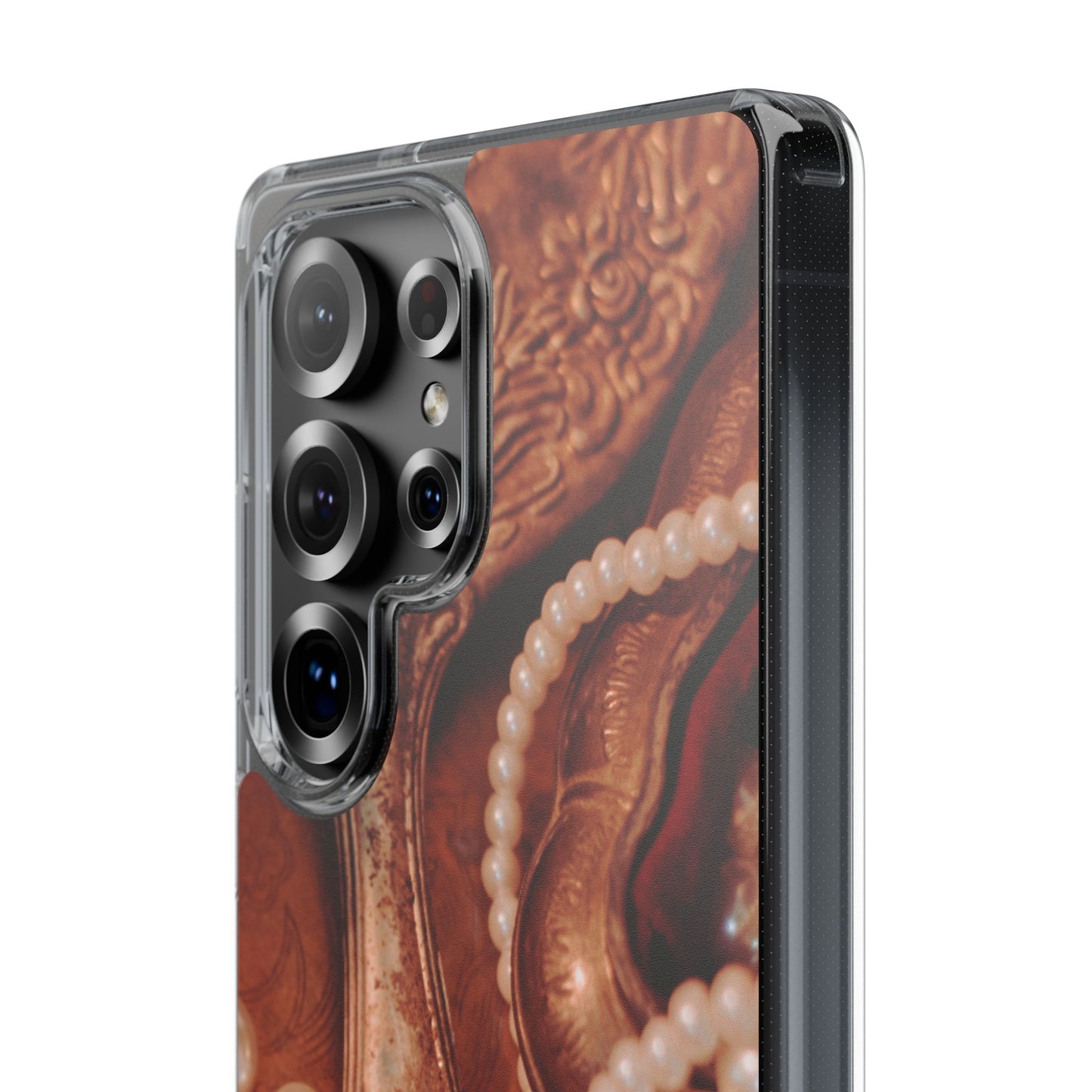 Clear Phone Case – Bronze Vanity