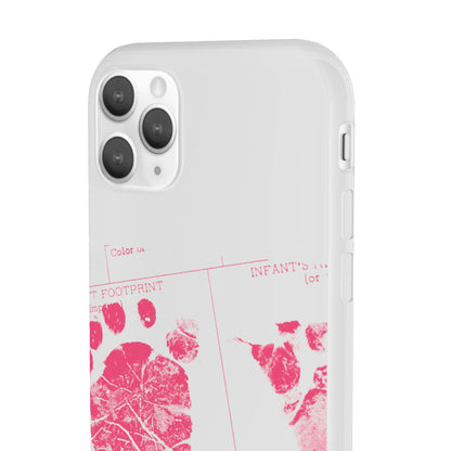 Flexi Case – Mom’s Little Pink Footprints