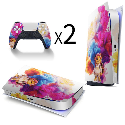 Console Skin Kit – Monster Splash