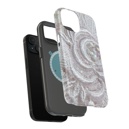 Wireless-Charging Compatible Case – Lace Veil