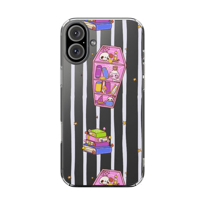 Clear Phone Case – Booked to Death