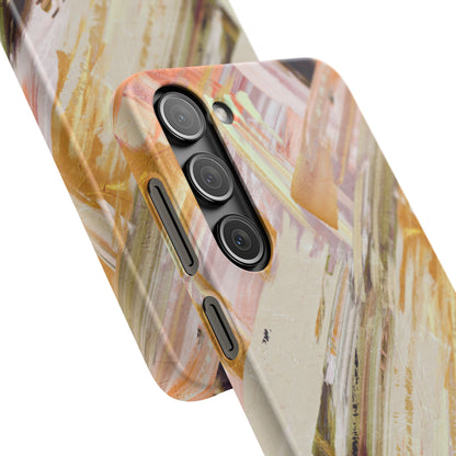 Snap Phone Case – Brush & Bronze