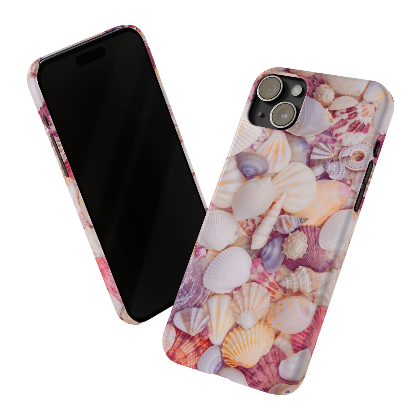 Slim Phone Case – Shell Scatter
