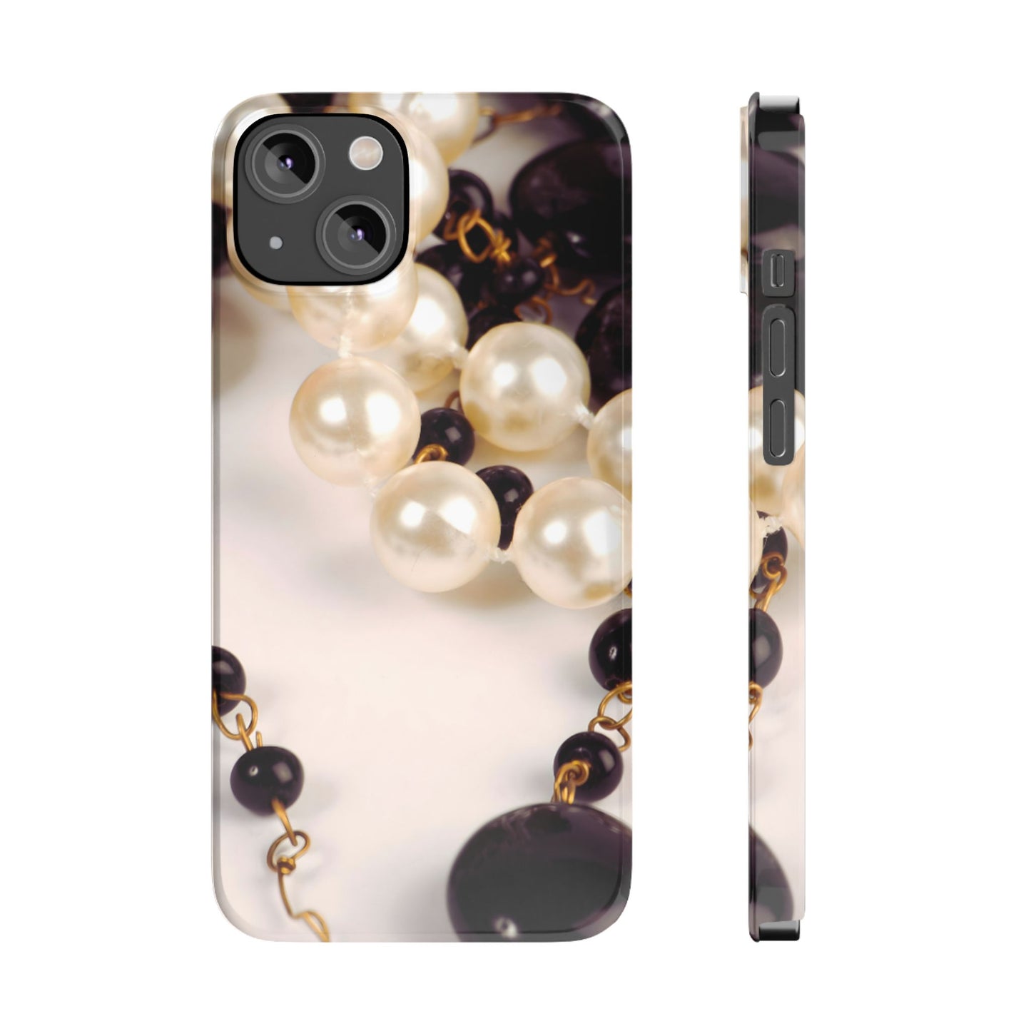 Slim Phone Case – Noir Pearl