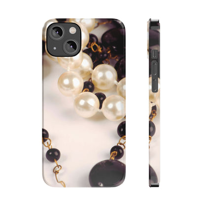Slim Phone Case – Noir Pearl