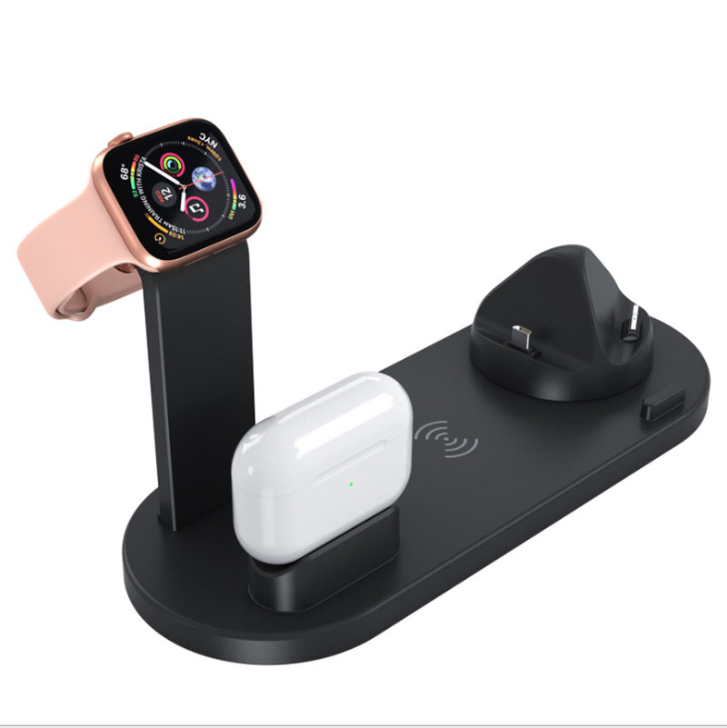 3-in-1 Wireless Charger: Phone, Watch, & Earbuds Charging