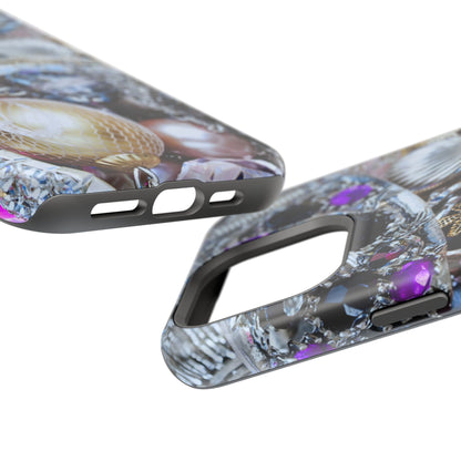 Impact-Resistant Phone Case – Chrome Jewel