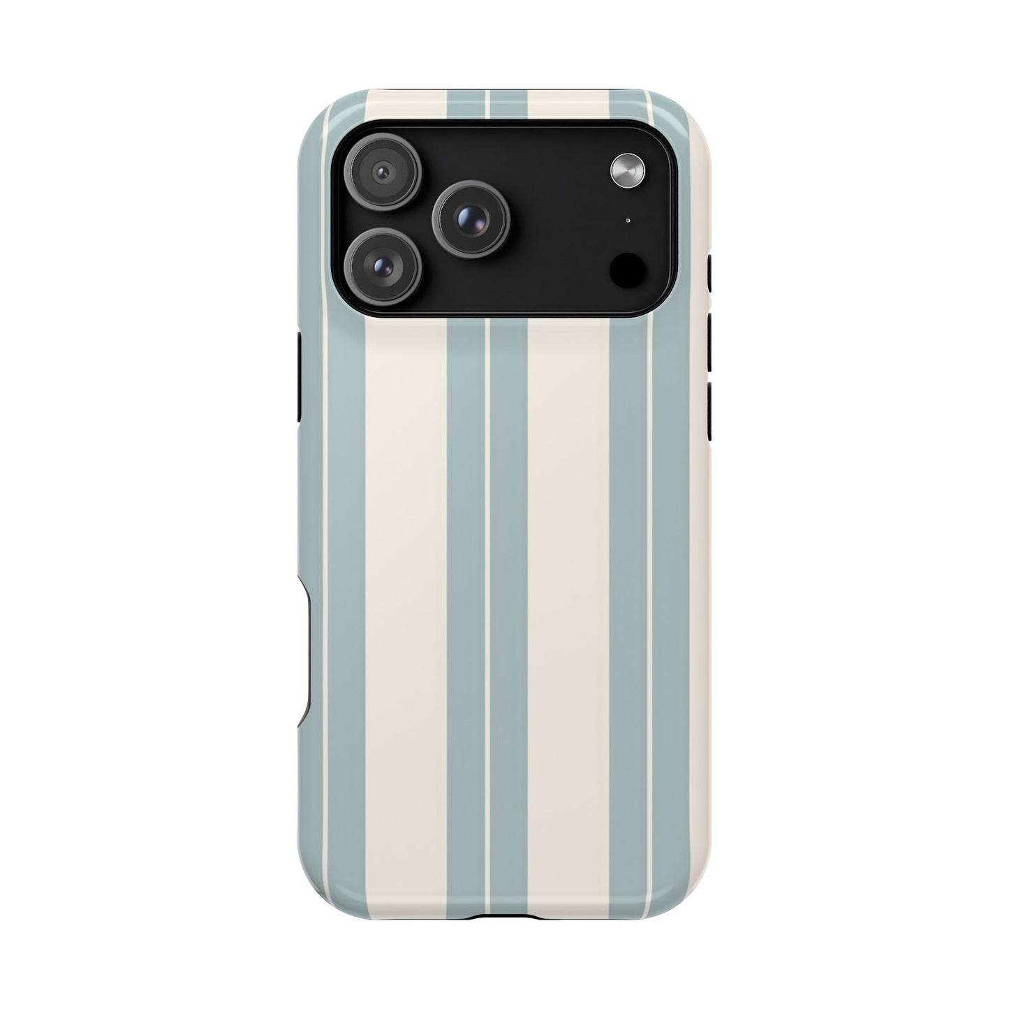 Wireless-Charging Compatible Case – Coastal Stripe