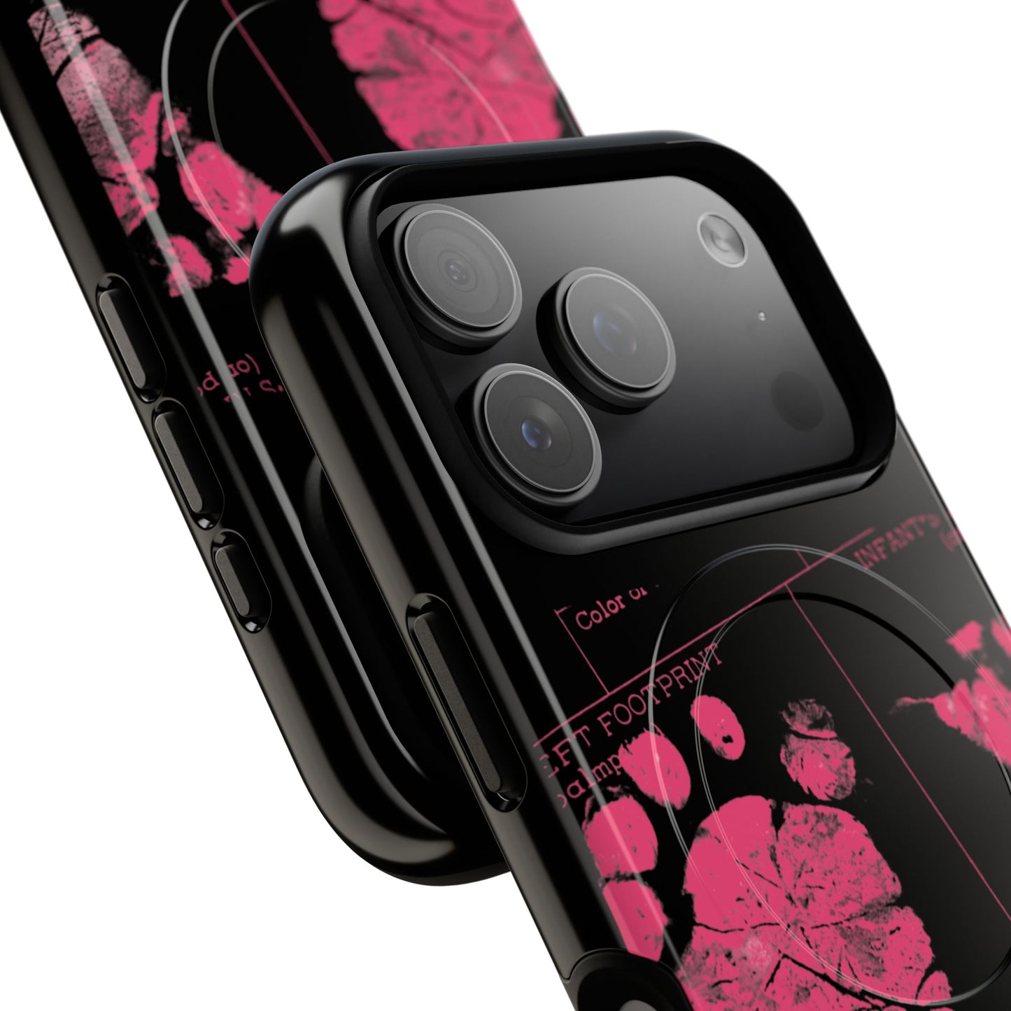 Protective Magnetic Phone Case – Mom’s Little Pink Footprints