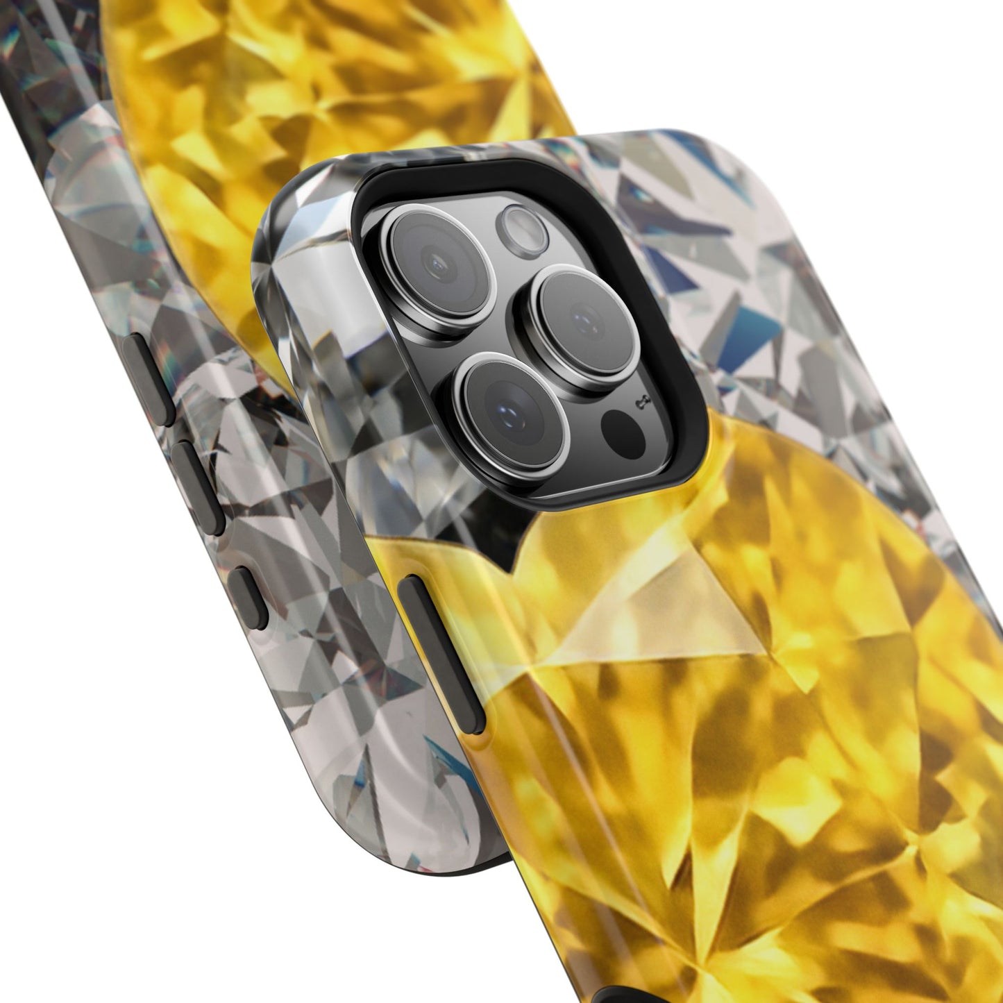 Impact-Resistant Phone Case – Heart of Gold