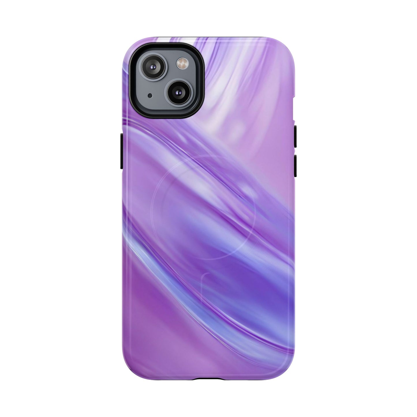 Protective Magnetic Phone Case – Lavender Wave