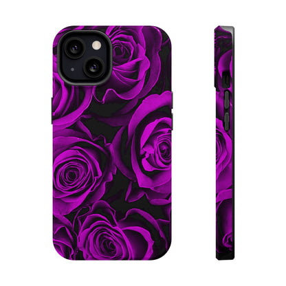 Wireless-Charging Compatible Case – Amethyst Roses