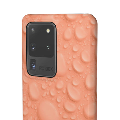 Snap Phone Case – Apricot Rain