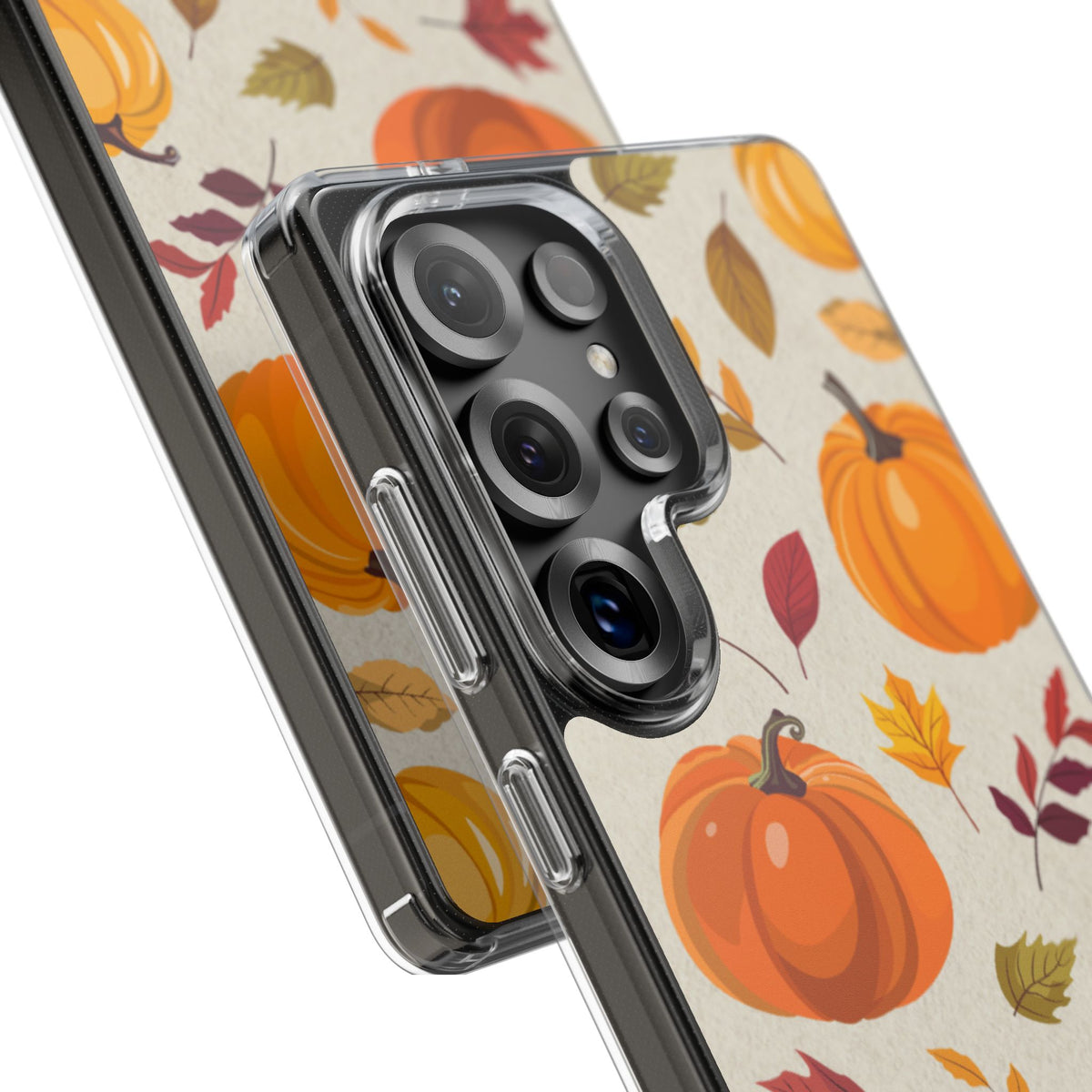 Clear Phone Case – Falling for Pumpkin