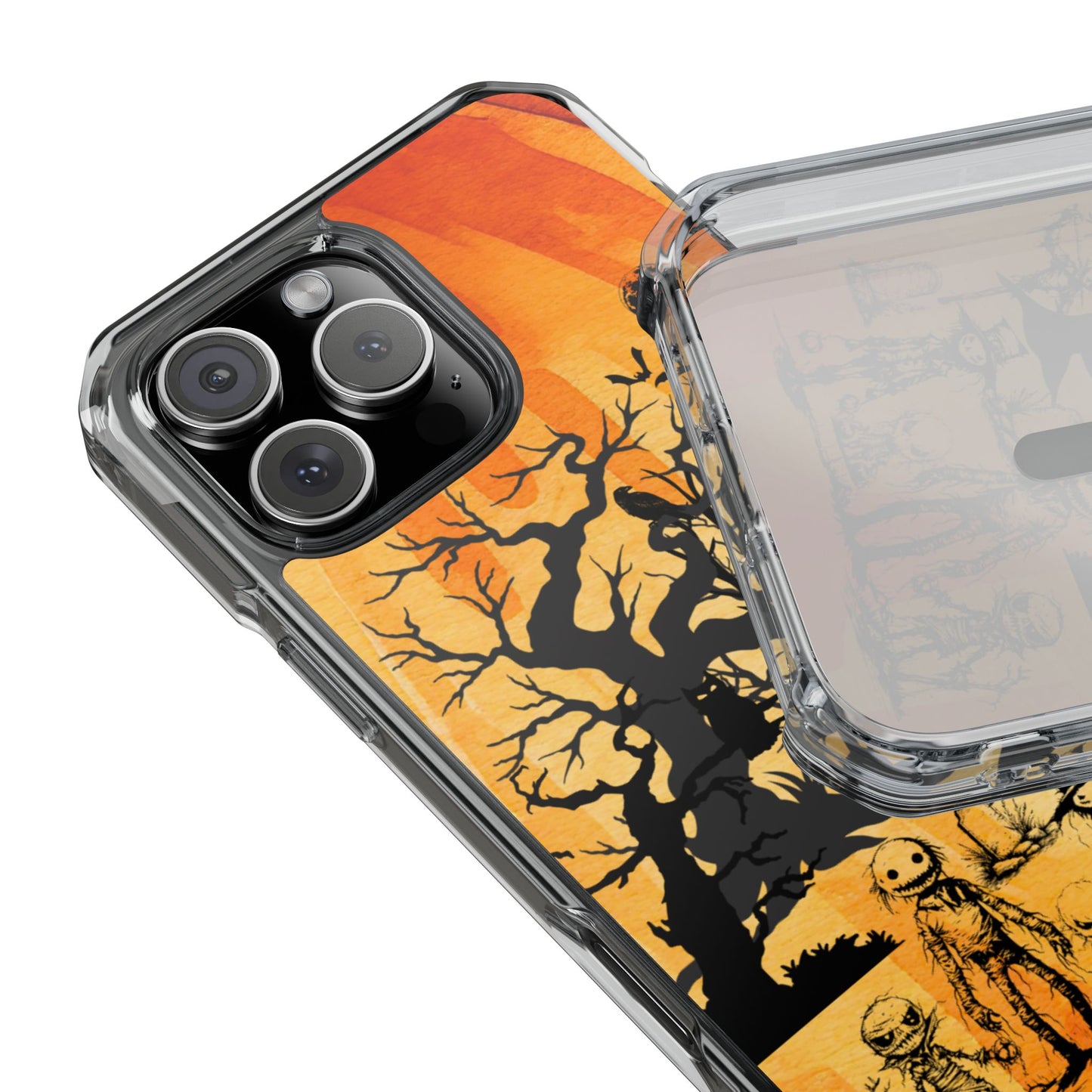 Clear Magnetic Phone Case – Hollow Night
