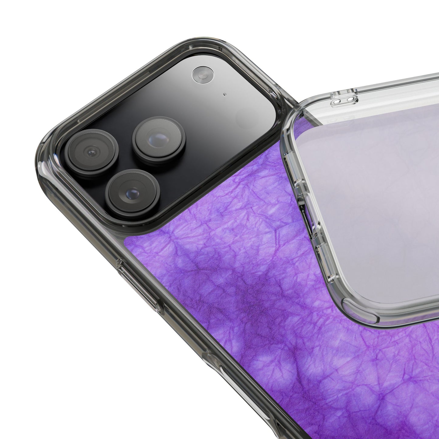 Clear Phone Case – Neon Dusk