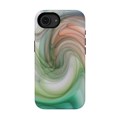 Impact-Resistant Phone Case – Marble Flow