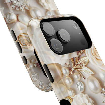 Impact-Resistant Phone Case – Ivory Opulence