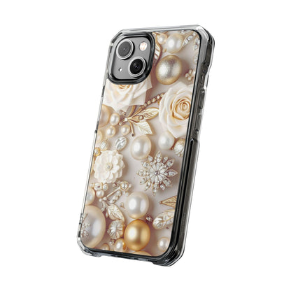 Clear Magnetic Phone Case – Ivory Opulence